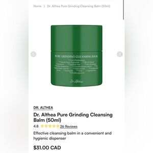 Dr. Althea Pure Grinding Cleansing Balm